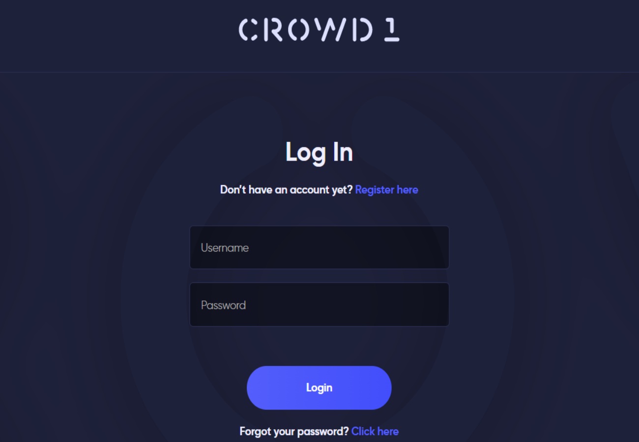 Crowd1 login